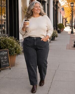 Avenue Plus Size Tall Black Jeans 26T Straight Leg 100% Cotton Dark Wash Denim